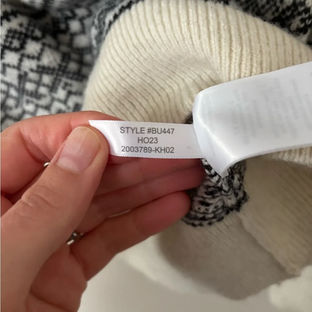 J. Crew Factory Men’s XXL Fair Isle Lambswool Blend Oversized Sweater
